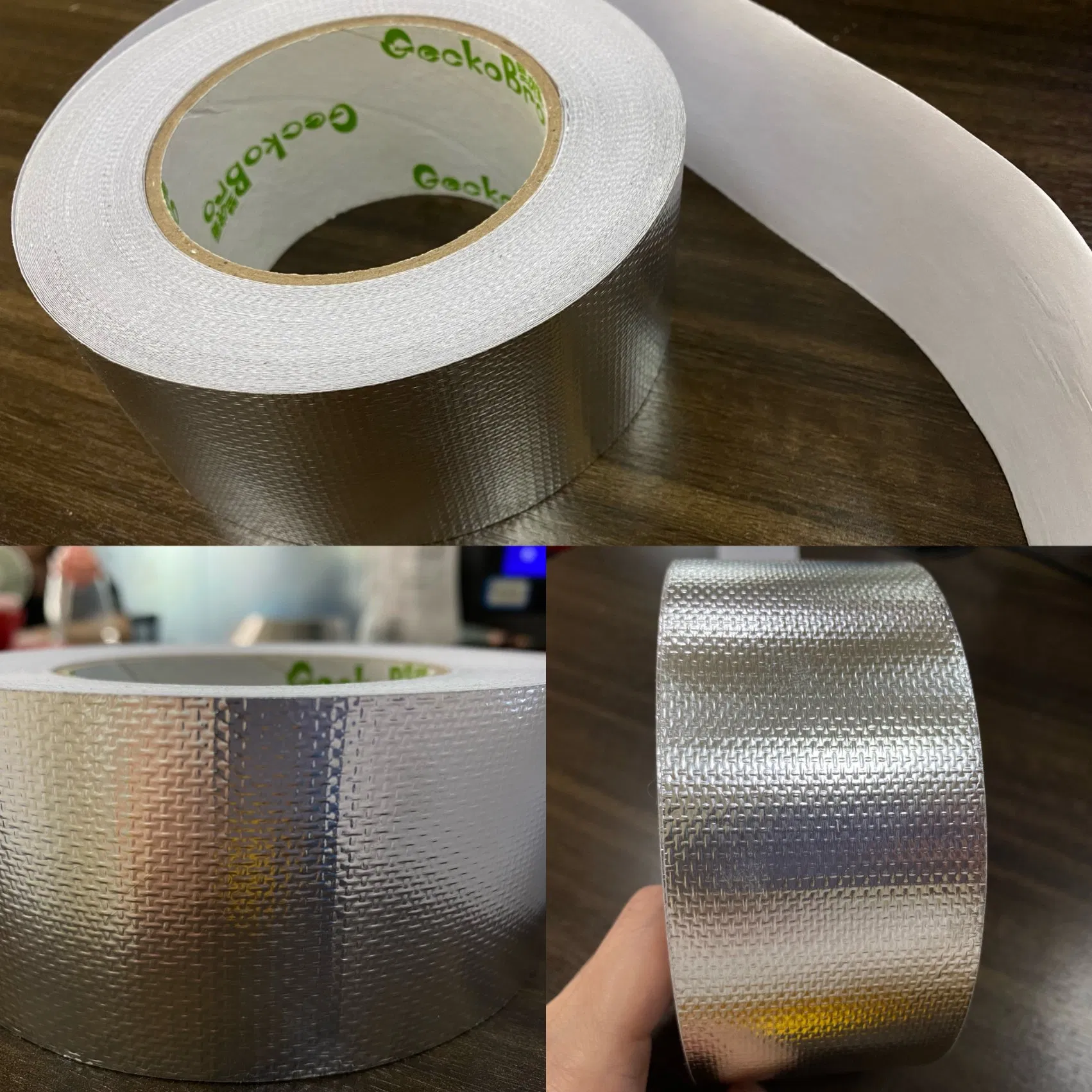 Foil-Glass Cloth Tape Flame-Retardant Adhesive Alu Aluminum Duct Tape