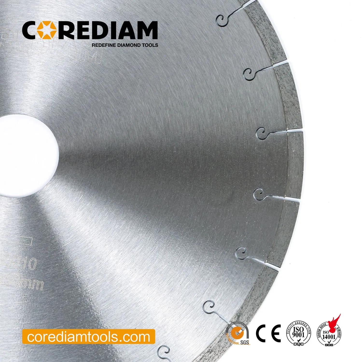 Dekton Diamond Cutting Blade with Fishhook Slot From China Diamond Tools Supplier