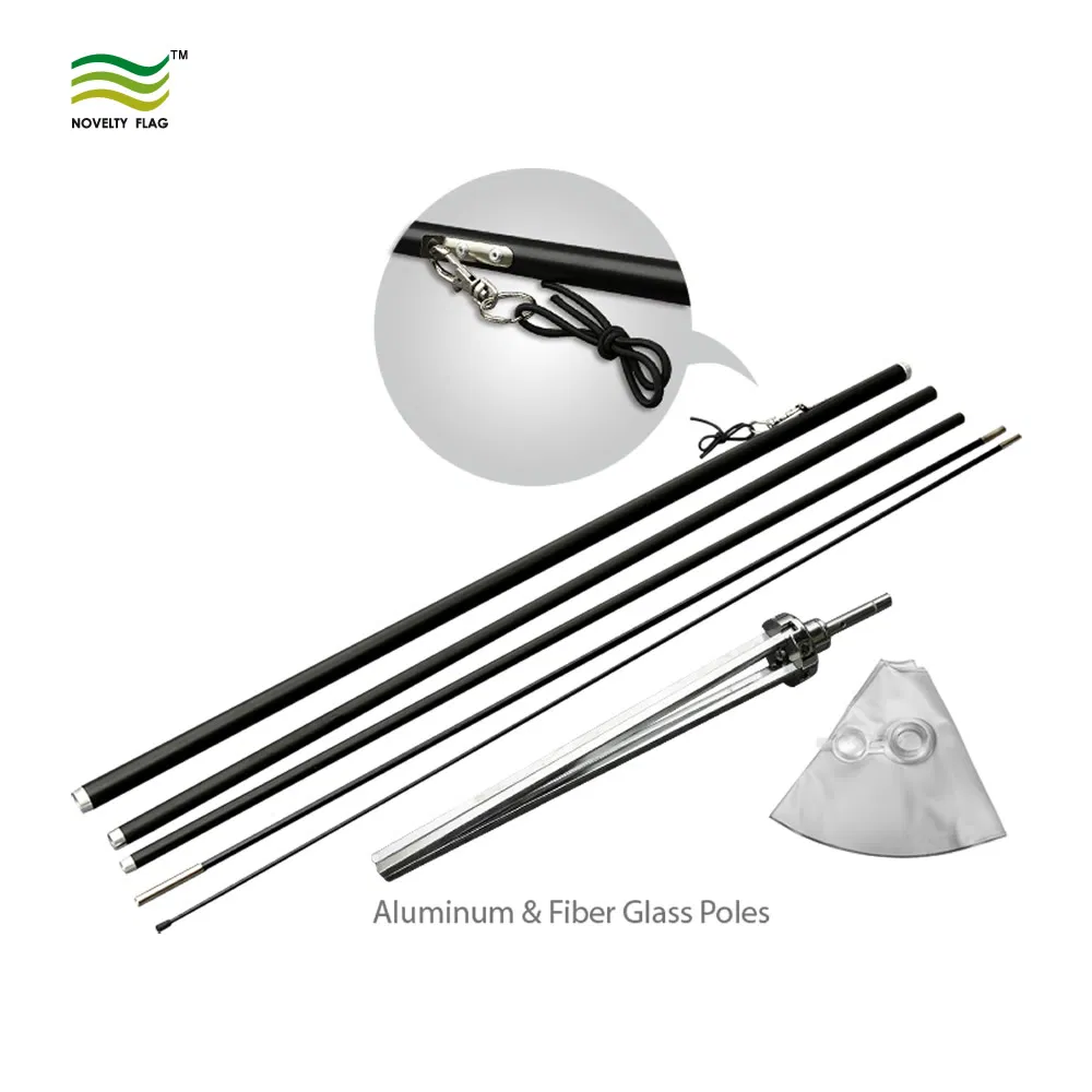 Flag Pole Fiberglass Pole for Beach Flags
