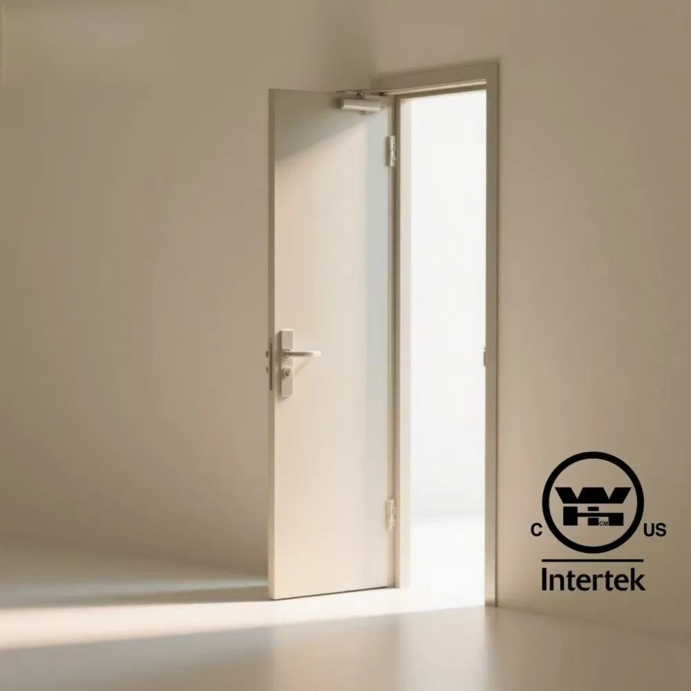 Fire-Rated Steel Door for Residential Use - Powder Coated or Liquid Paint Finish, 30/60 Min Rating