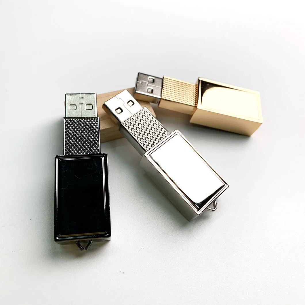 Factory Popular Custom Logo Metal Shape Pen Drive 2.0/3.0 2 GB 4 GB 8 GB 16 GB 32 GB 64 GB 128 GB USB Memory Stick USB Flash Disk Drive for Computer