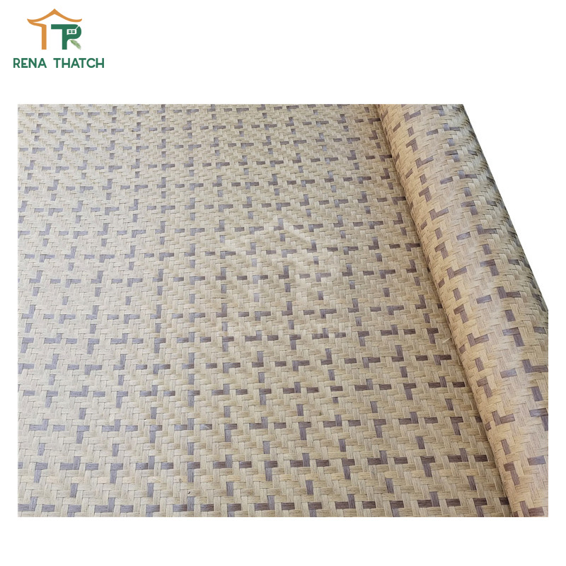 Popular Durable Artificial Basketweave Herringbone Bandeau Plastic Rattan Cane Webbing