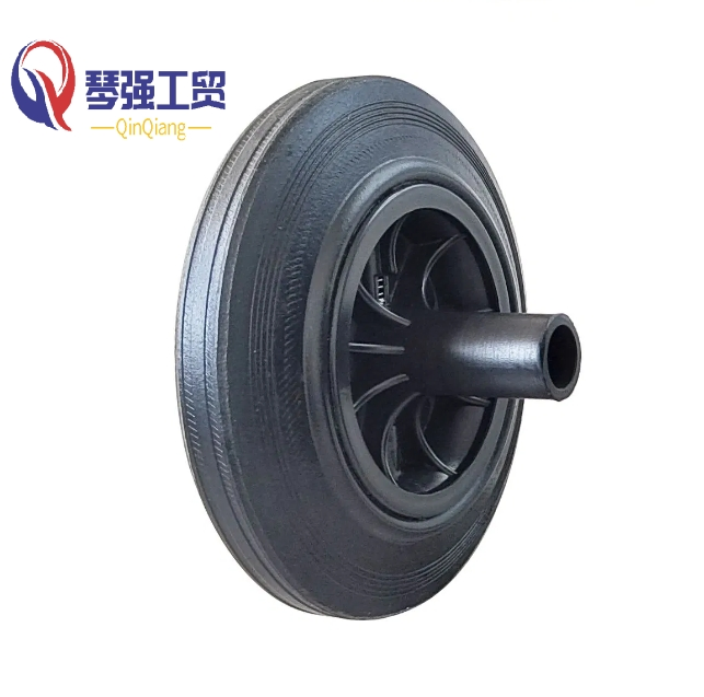 Durable 8-Inch Rubber Wheels for 240-Liter Garbage Bins