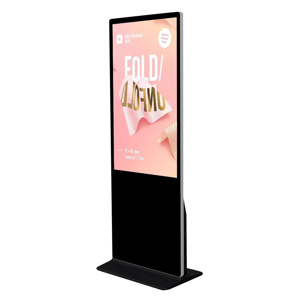43 Inch Floor Standing Touch Screen Kiosk Touchscreen Monitor LCD Advertising Display Interactive Information Digital Signage Kiosk