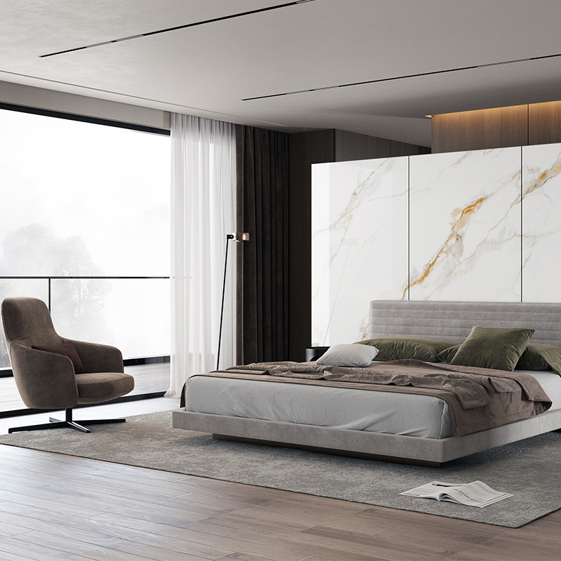 Polished Modern Kitchen Countertop Large Format Big Slab Interior Artificial Sintered Stone Slab