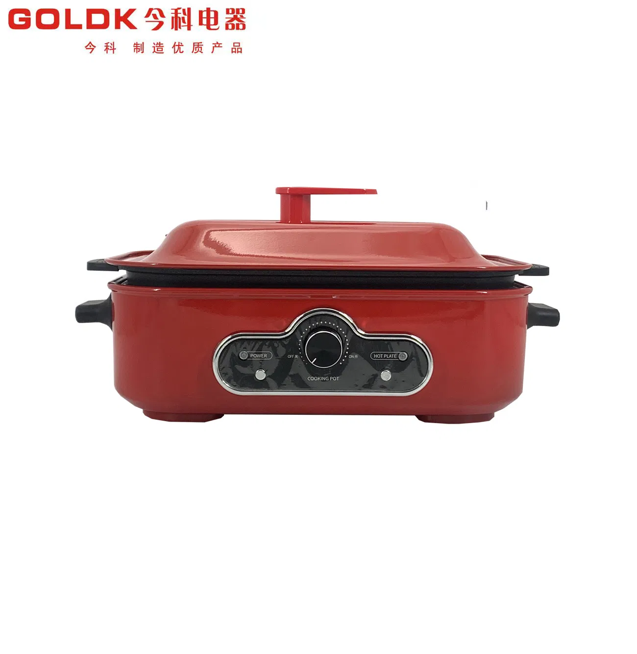 Goldk Ep-001 OEM Factory Household Stainless Steel Large Capacity Multifunctional Electric Cooking Pot