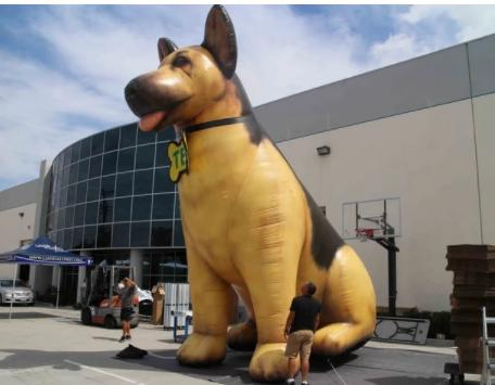 2023 New 6 FT. Giant Inflatable Yellow Bulldog