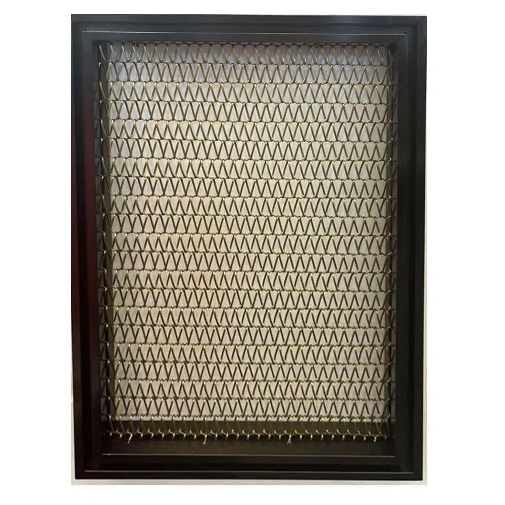 Brass Coated Artistic Mesh for Luxury Space Decoration