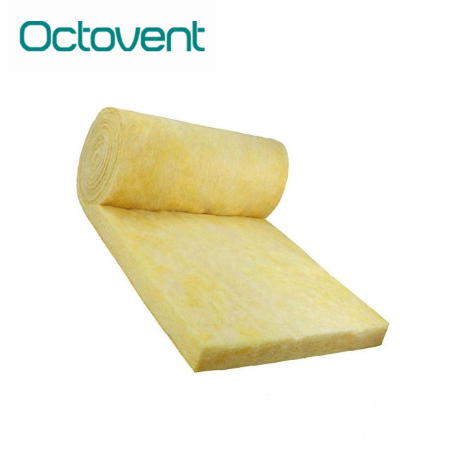 Customized HVAC Duct Aluminium Foil 50/75/100mm Glass Wool Fiberglass Insulation Blanket/Roll