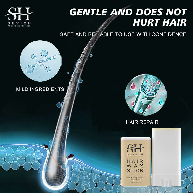 Hair Styling Wax Stick Non Greasy Smooth Wax Hair Stick for Hair