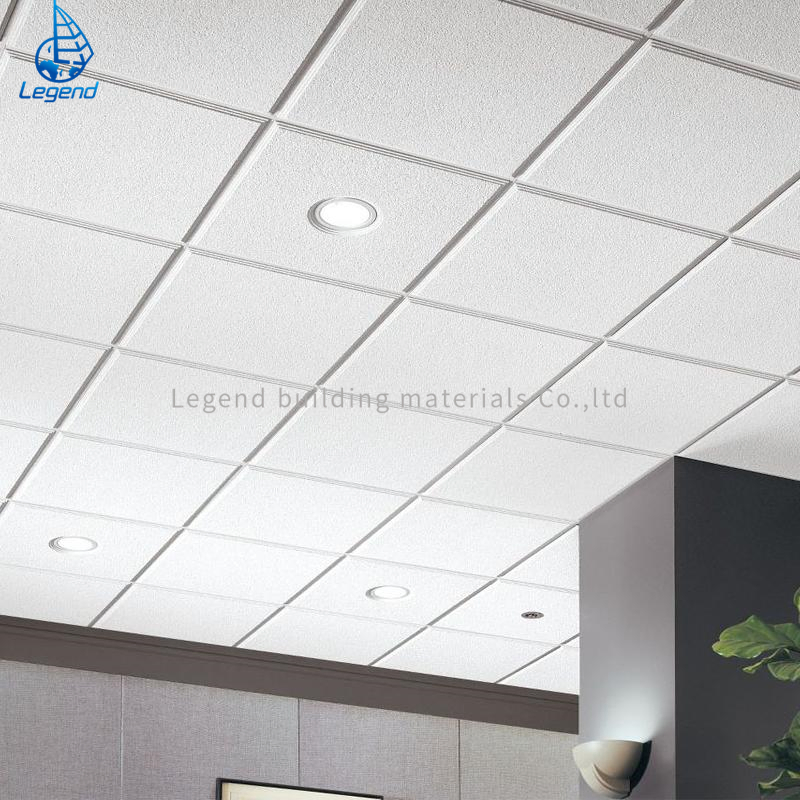 Factory Direct Supply 600*600mm Hospital/Hotels/School Building Material Fiberglass Ceiling Tiles