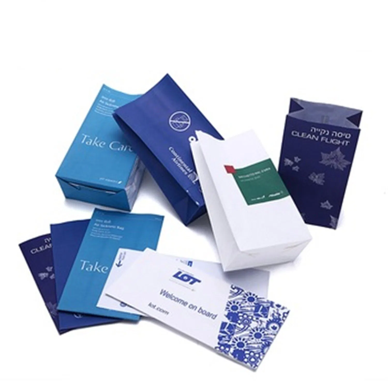 Disposable Airline Waterproof Air Sickness Garbage Vomit Paper Bag