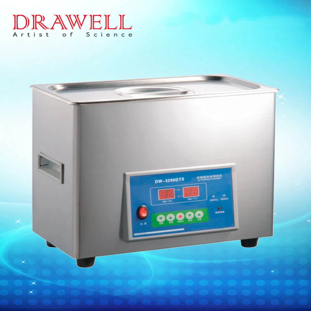 DTY Series Drawell 30L Ultrasonic Cleaner 25kHz 33kHz 40kHz 59kHz Multi-Frequency Ultrasonic Cleaning Machine