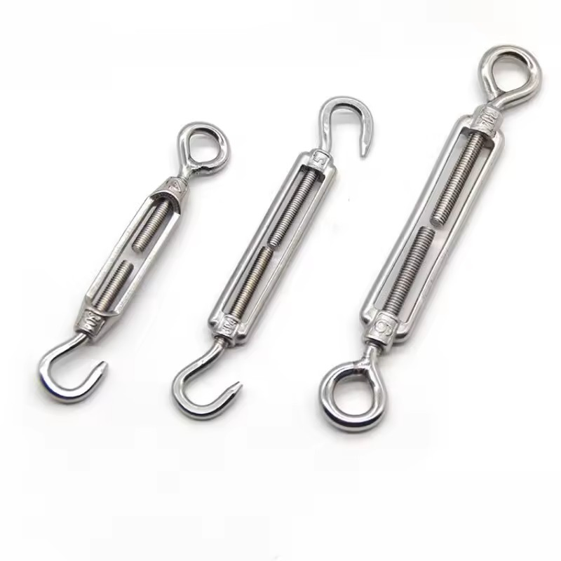 Oc/Oo/Cc Type 304 Stainless Steel M4-M24 Turnbuckle for Wire Rope Tension Device