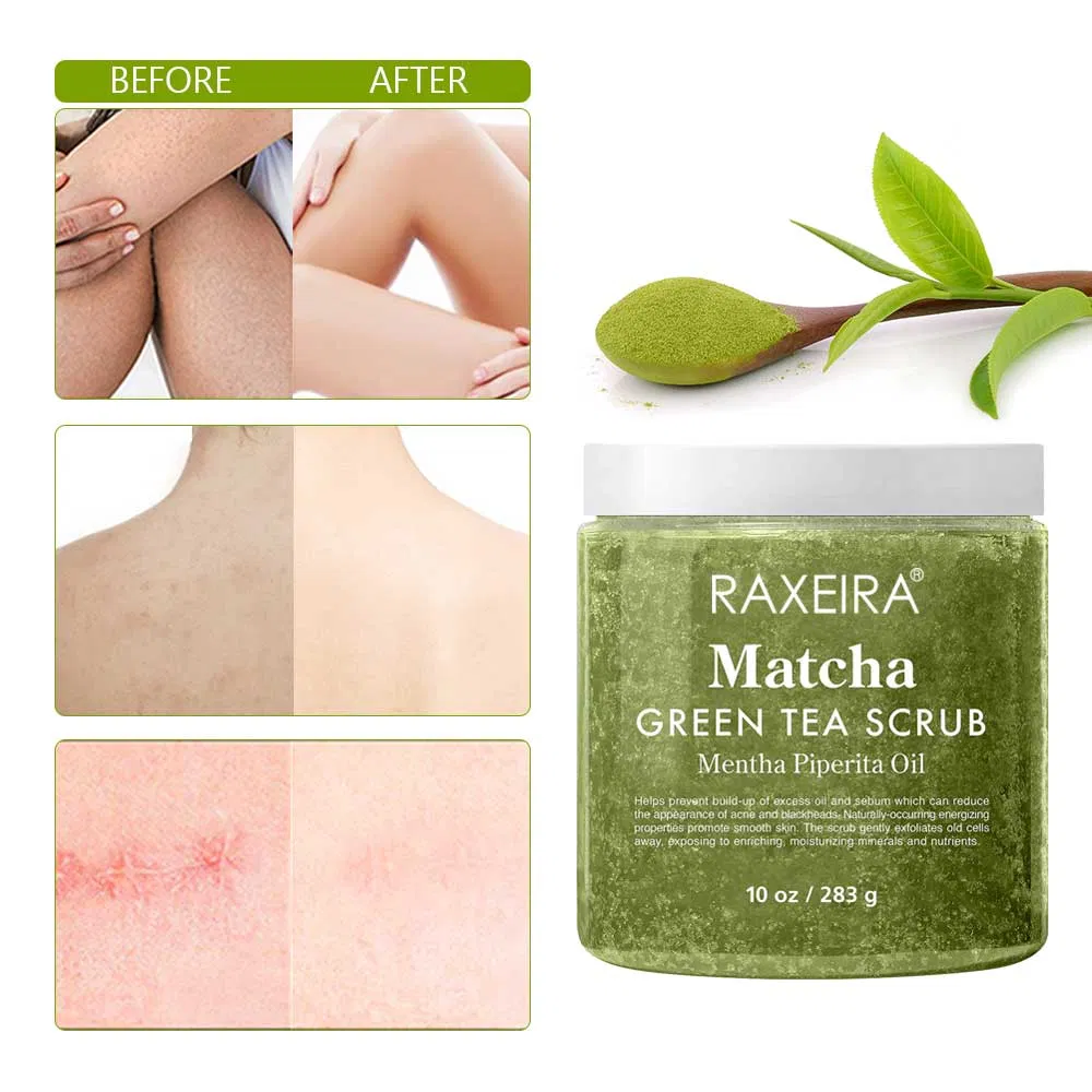 Exfoliating and Multifunctional Nourishing Facial & Skin Green Tea Body Scrub