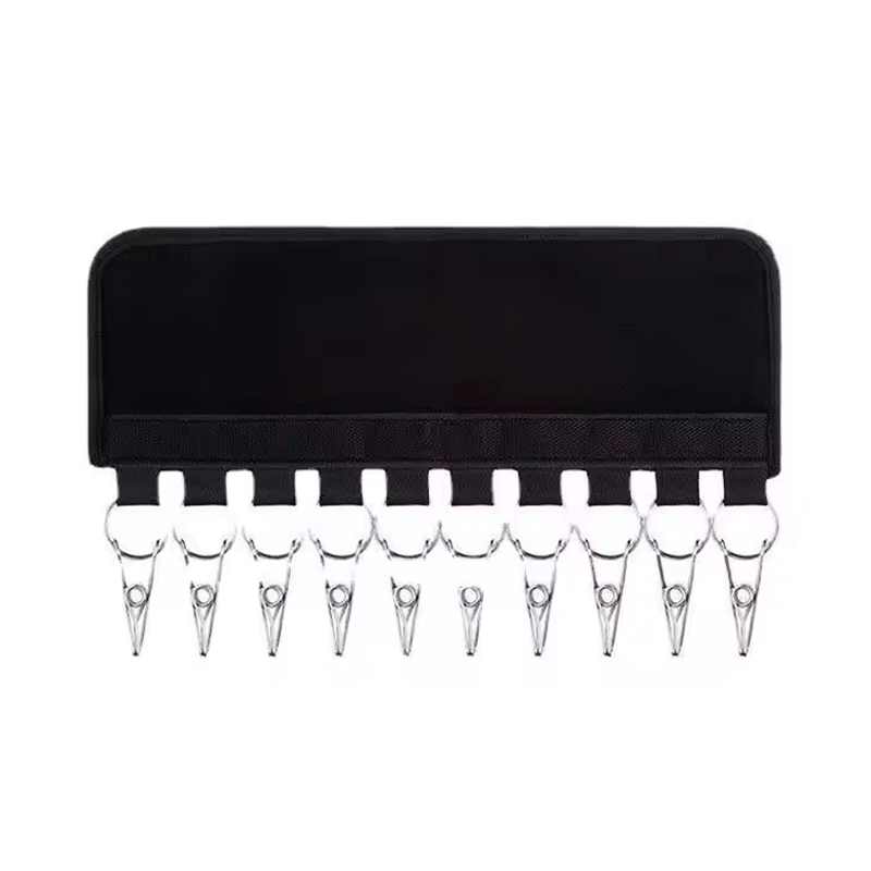 Convenient and Multifunctional 10 Clip Hat Organizer Hanger for Household