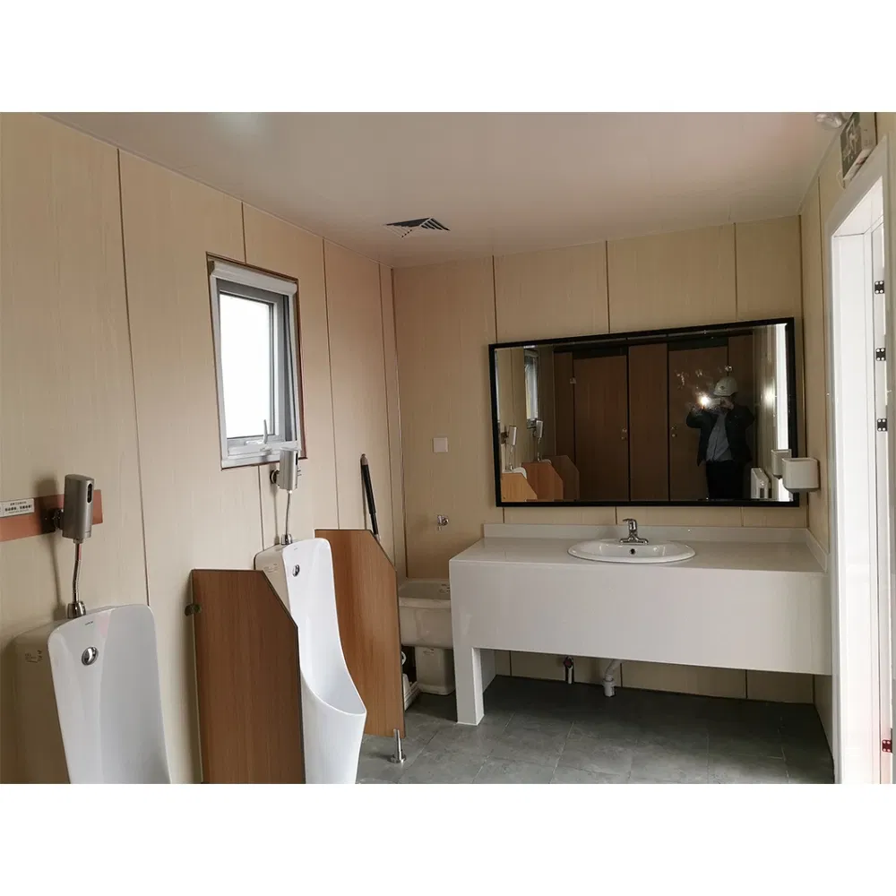 Low Cost Fast Built Modular Mobile Office Container Toilet House with ISO