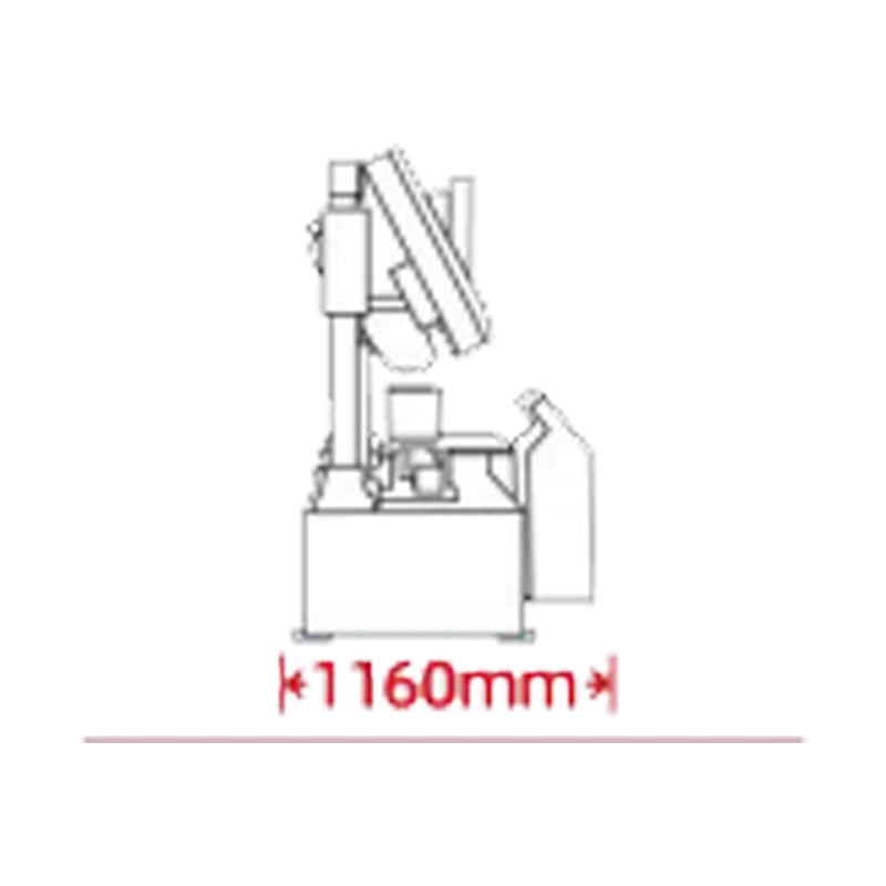 Ленточная пила по металлу полуавтоматическая с ручным натяжением