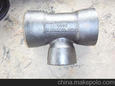 Compact Size Ductile Iron Equal Tee Flange