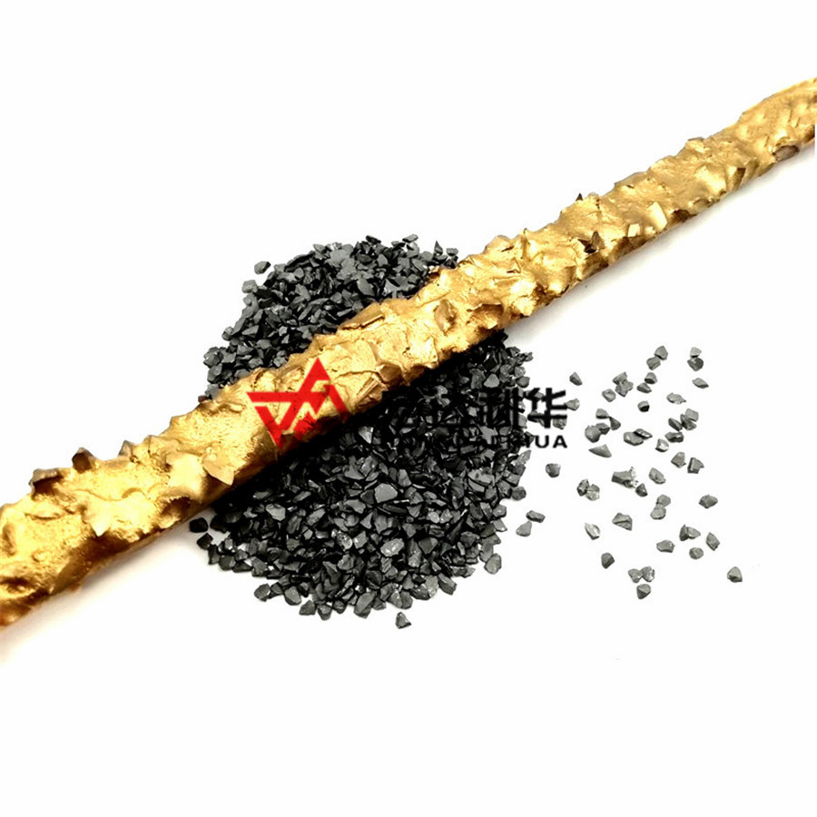 Crushed Tungsten Carbide Grits Black Silicon Carbide Grits
