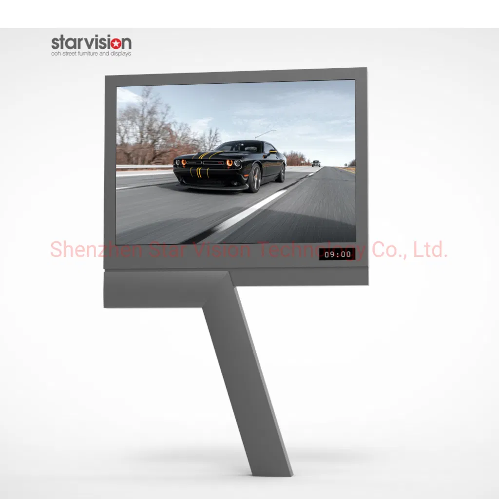 Street Double Sides Outdoor LED Mupi Backlit Light Box Billboard