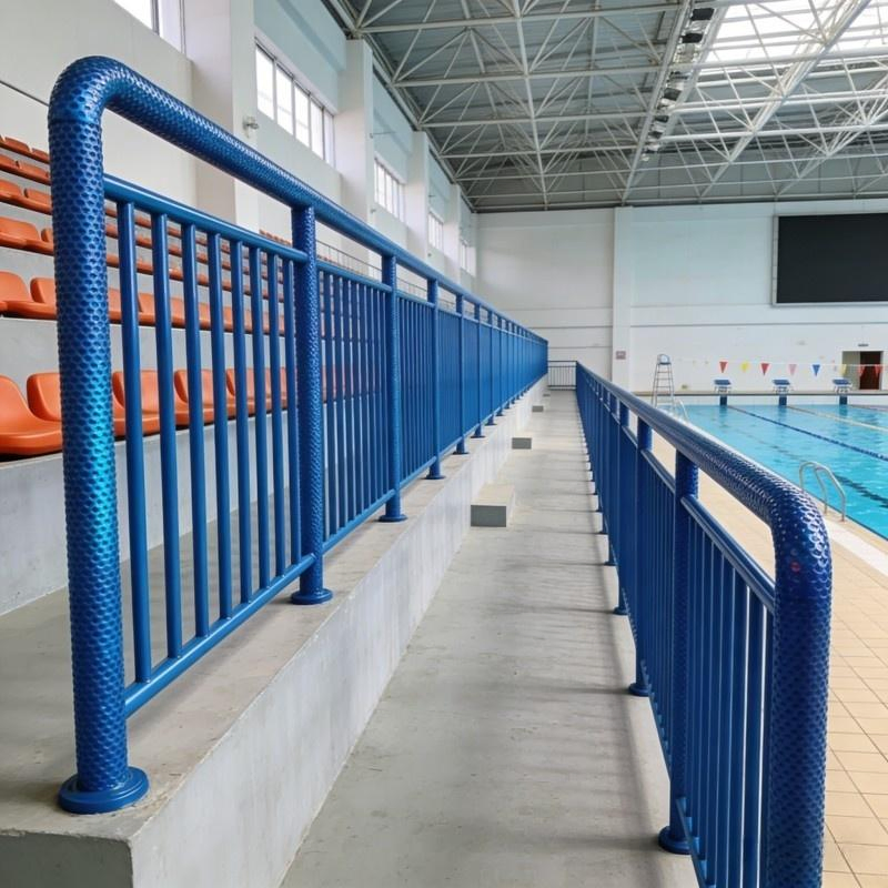 Custom Stainless Steel Stair Railing for Mall Indoor Anti-Slip Safety Handrail