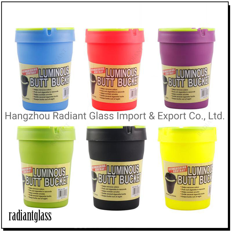 Acrylic Plastic Cigarette Cups Mold Luminous Butt Bucket Car Ashtray