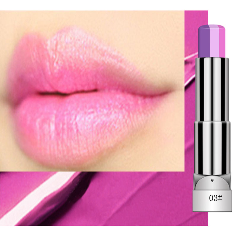 OEM Moisturizer Lipstick Makeup Beauty Gradient Color Korean Style Two Color Tint Lip Stick Lasting Waterproof Lip Balm