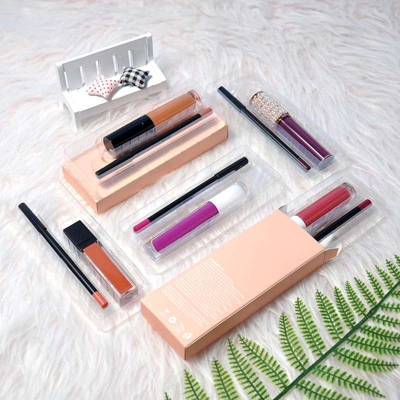 Private Label Cream Lipliner and Lipsticks Waterproof Vegan Lipstick with Lipliner Set