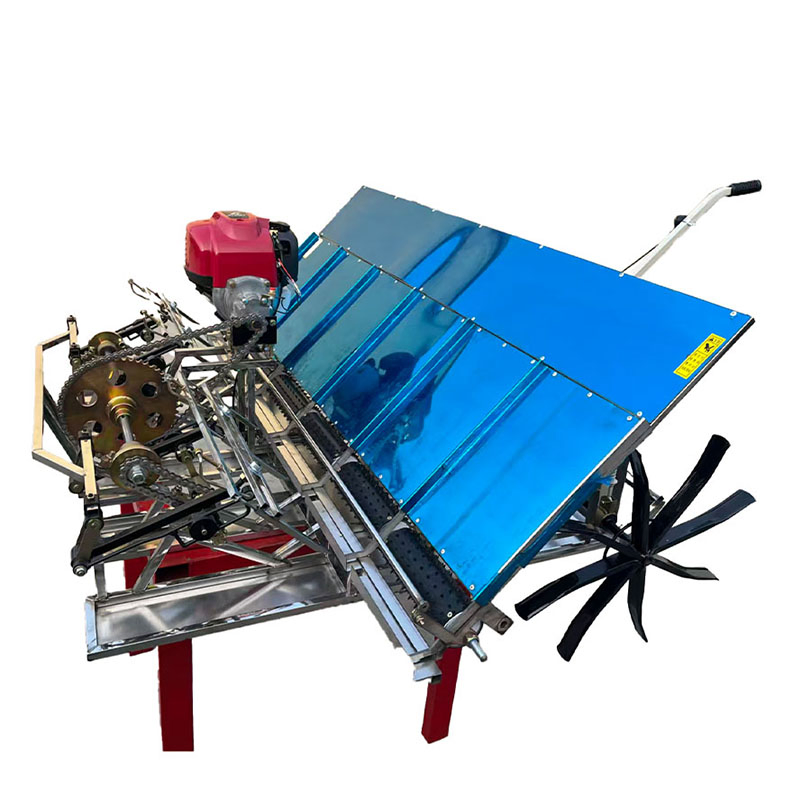 Ручная рисопосадочная машина на 6 рядов со спиральными колесами