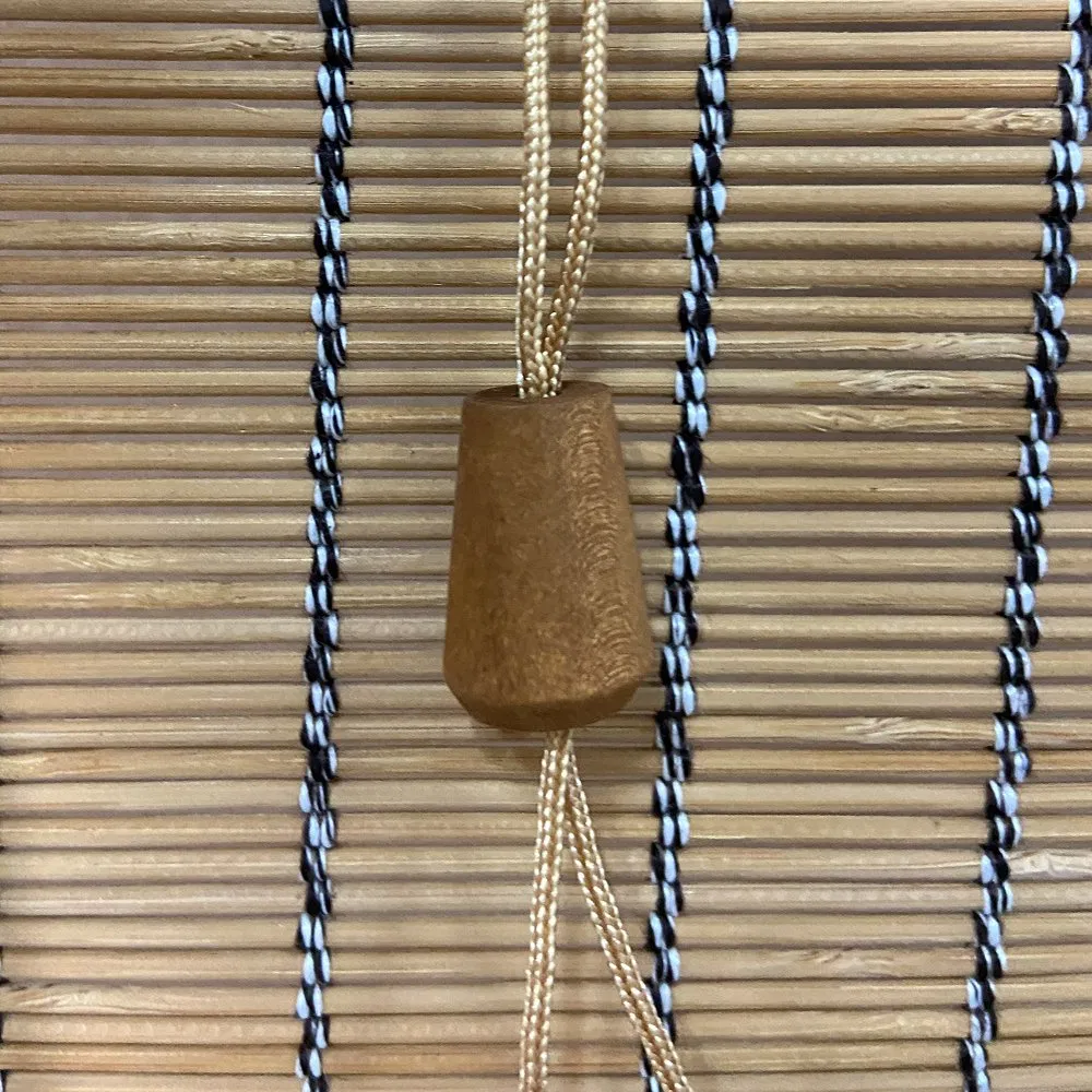 Light Brown Natural Round Bamboo Blind for Home Decoration