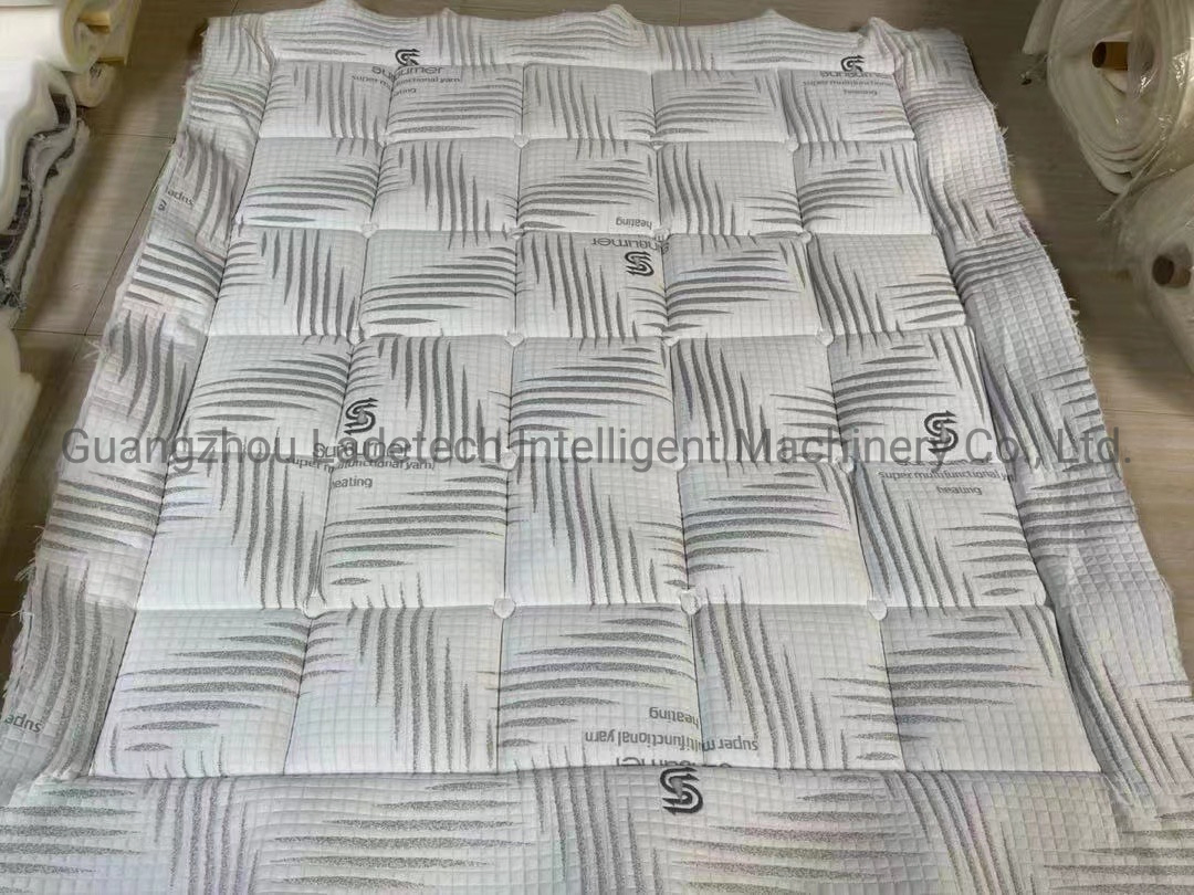LDT-QTF03 Mattress Topper Single Needle Quilted Fabric for cover the top and bottom of the mattress