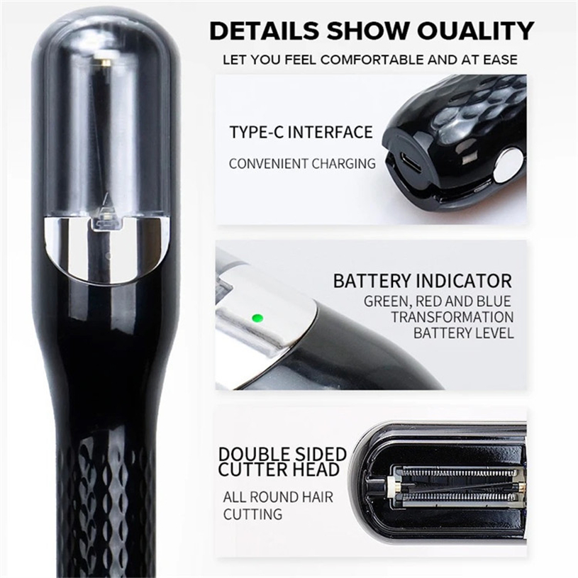 Electric Hair Breaker Clipper Portable Multifunctional Hair Split Ends Trimmer for Home