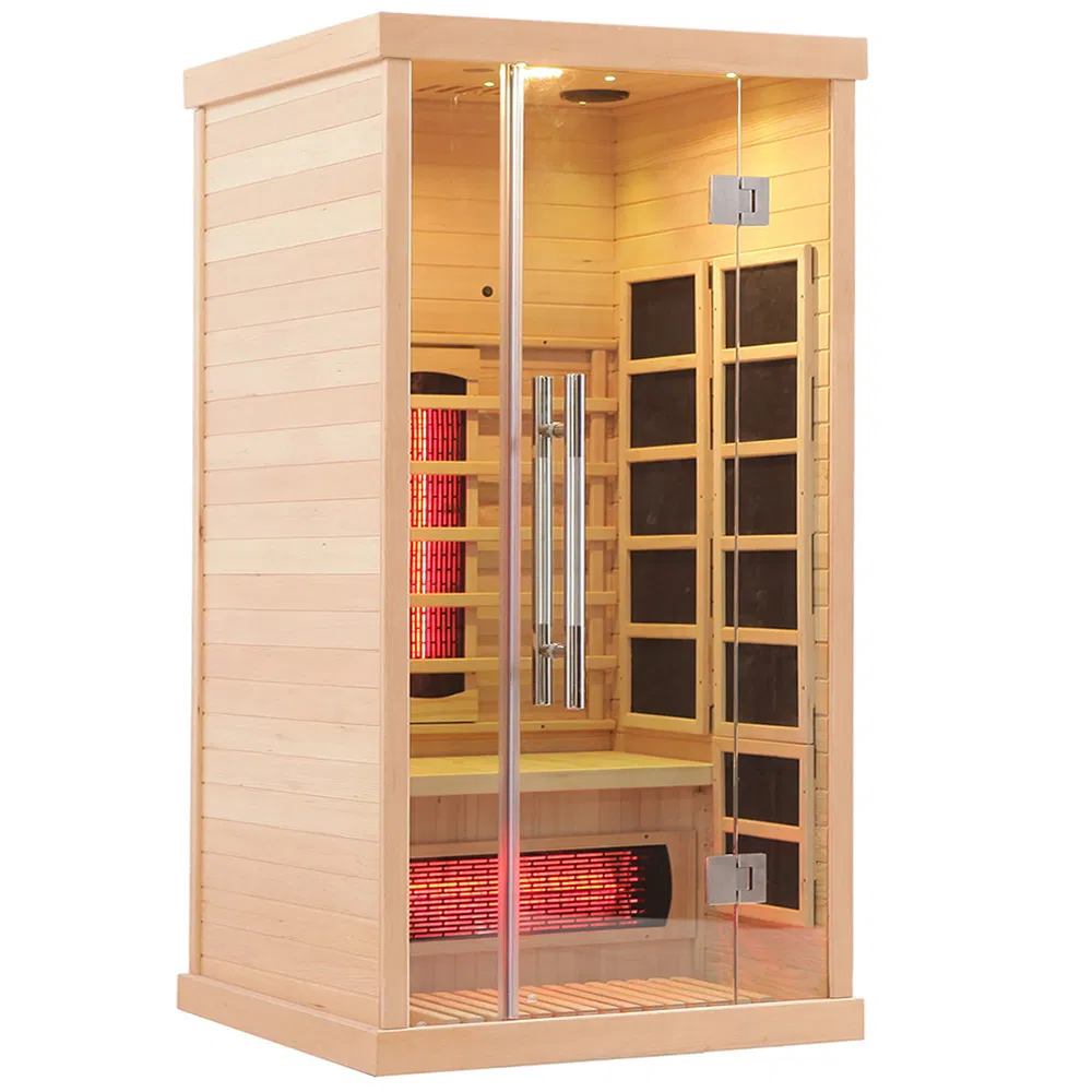 Инфракрасная сауна для дома на 2 человек, хемлок