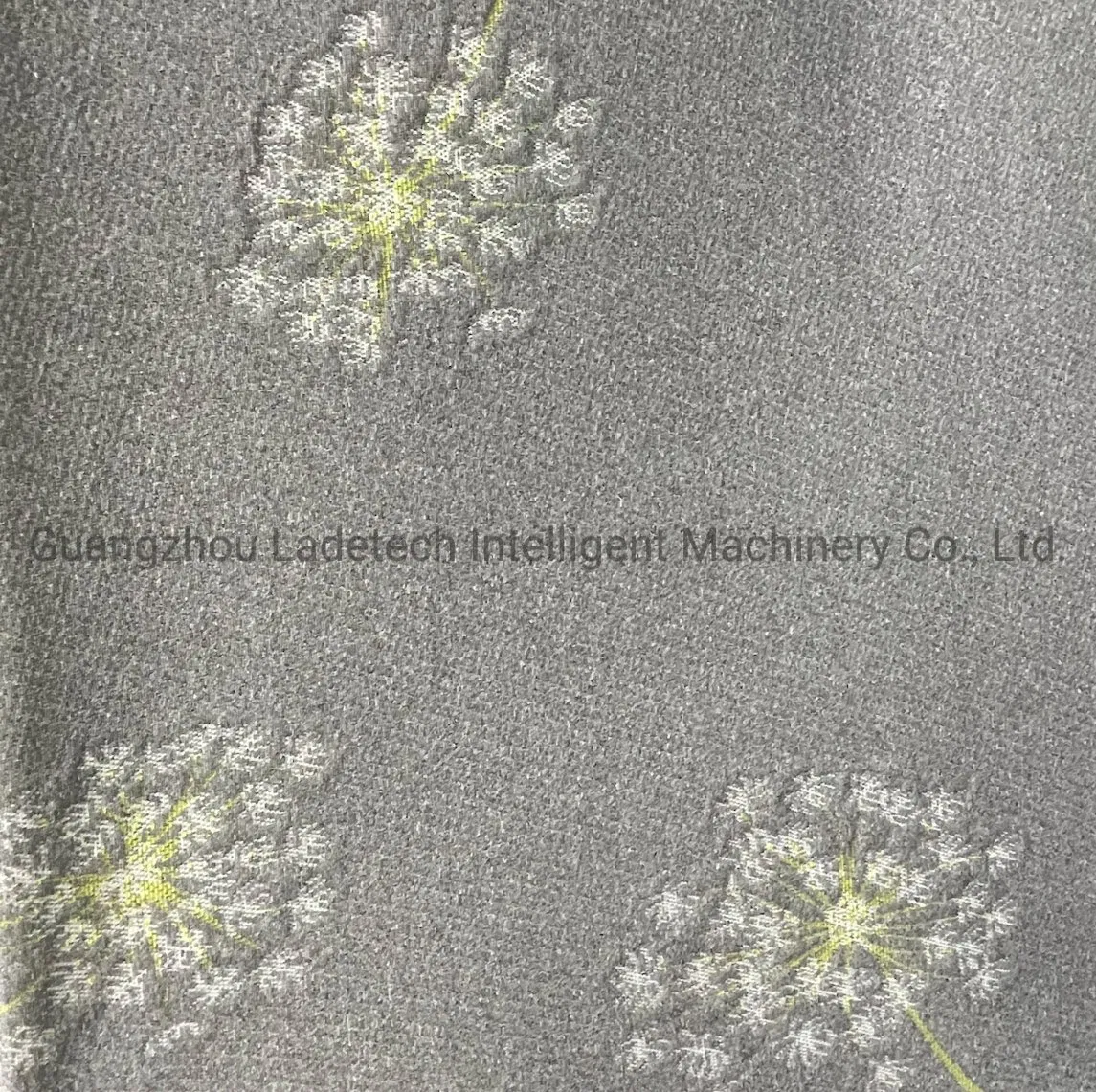 Grey Color Mattress And Sofa Jacquard Knitted Fabric