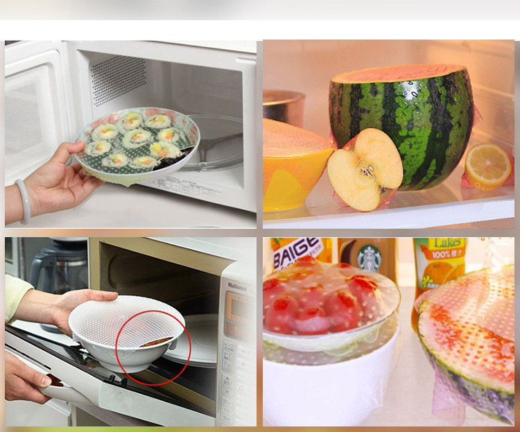 Silicone Rubber Food and Fruit Wrap Food Grade Plastic Wrap