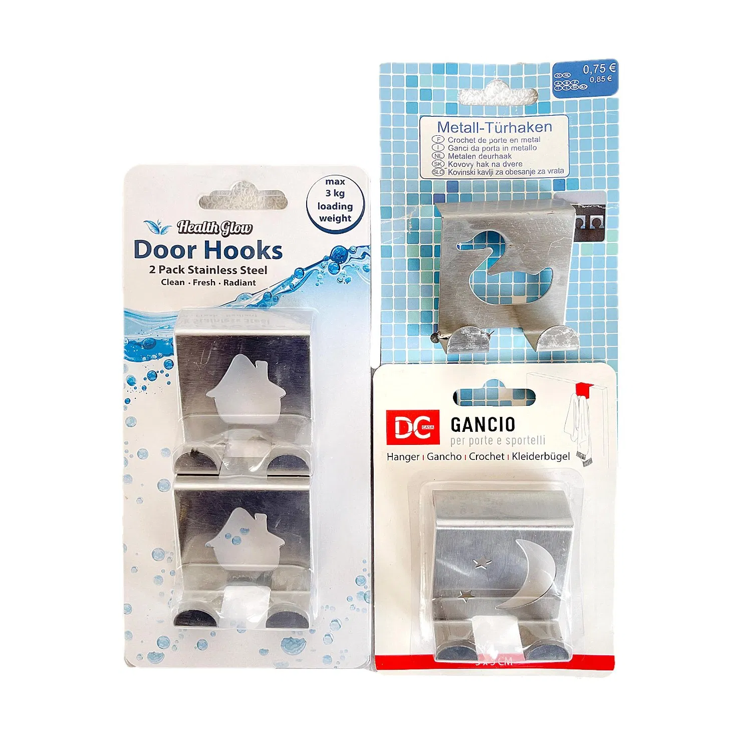 Flexible Hooks for Versatile Clothes Hanger