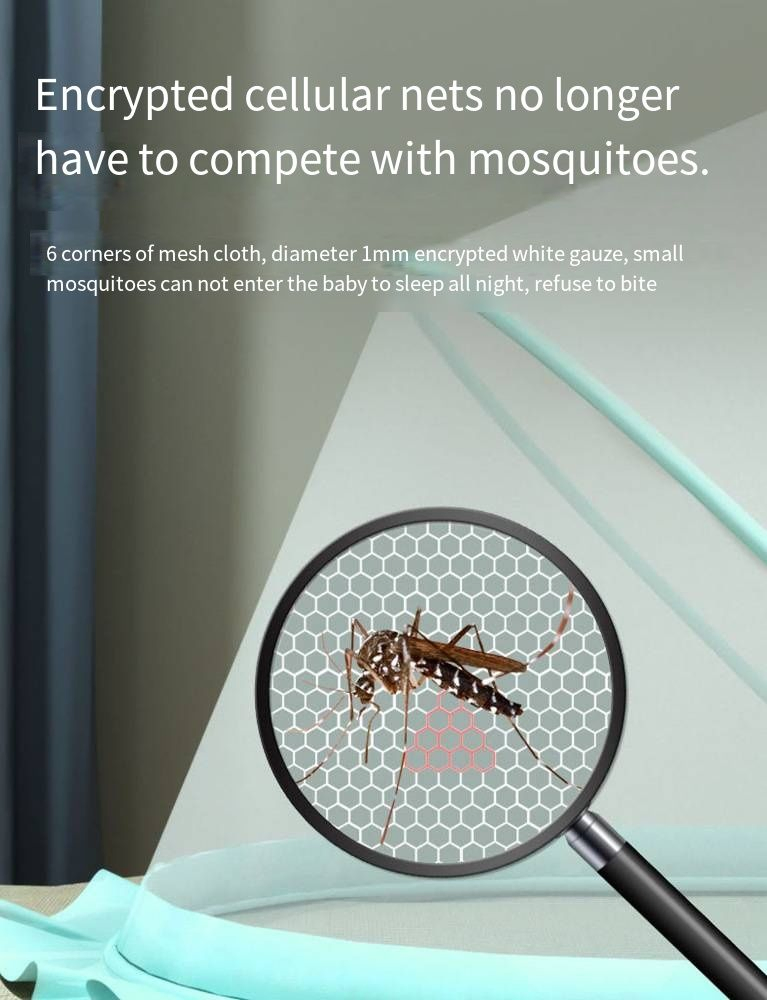 Wholesale Portable Baby Mosquito Net Baby Cradle Backpack Adjustable Baby Tent Crib Mosquito Net 0 to 3 Year