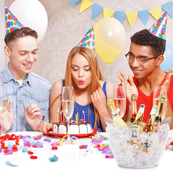 Custom Good Quality Plastic Acrylic Ice Bucket for Bar KTV