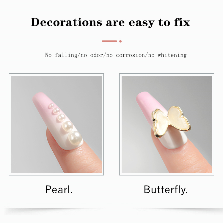 10g Bottle Professional Private Label Gel Nail Tips Glue Brush on Nail Adhesive