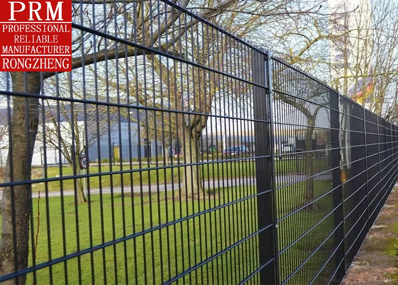 Factory Supply Double Welded Wire Mesh Fence PVC Coated Garden Twin Wire Fence