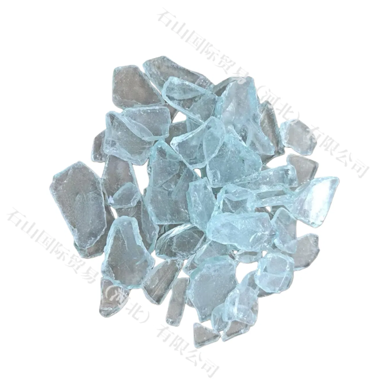 Industrial Clean White Clear Transparent Broken Glass Cullet Recycling Glass Scrap