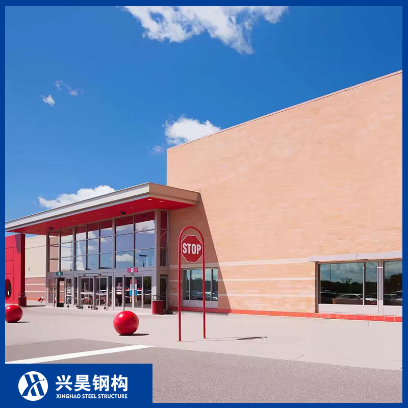 Hot Rolled H Beam Frame Load Optimized Prefab/Prefabricated Shop Steel Structure
