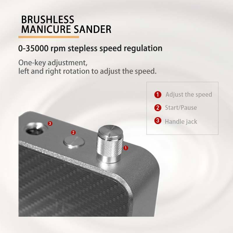 2029 Portable Rechargeable Electric Handheld Nail File Machine