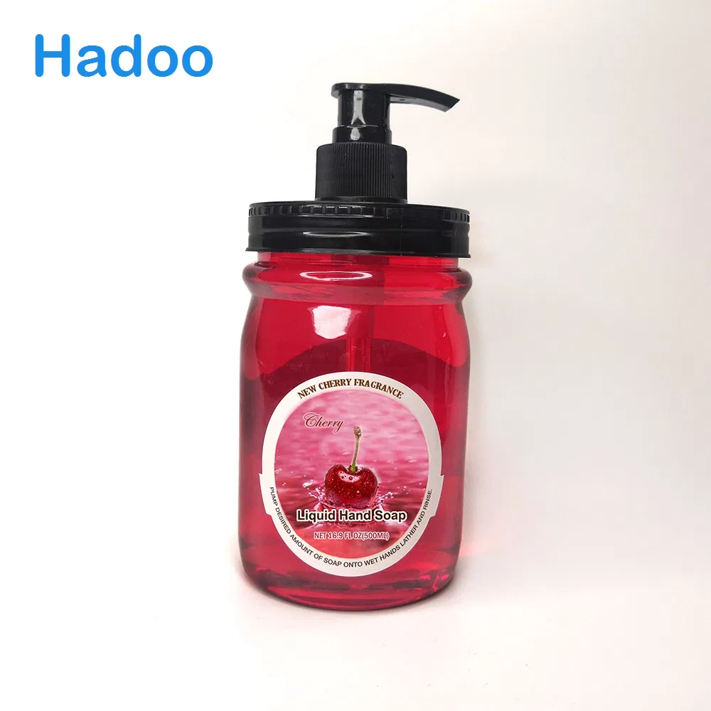 Commercial Lemon Hand Wash Liquid Soap 500ml Transparent Cleaning Handwashing