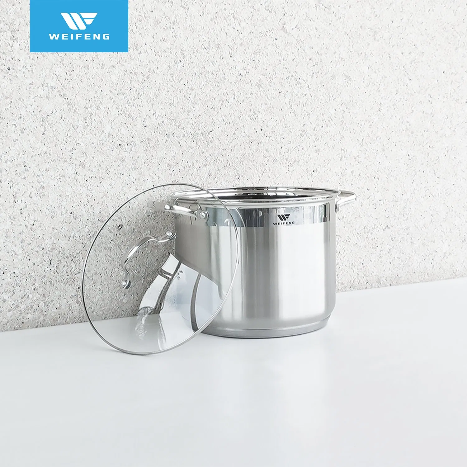 9 PCS Stainless Steel Cookware Set with Wire Ss Handle, Whistling Kettle