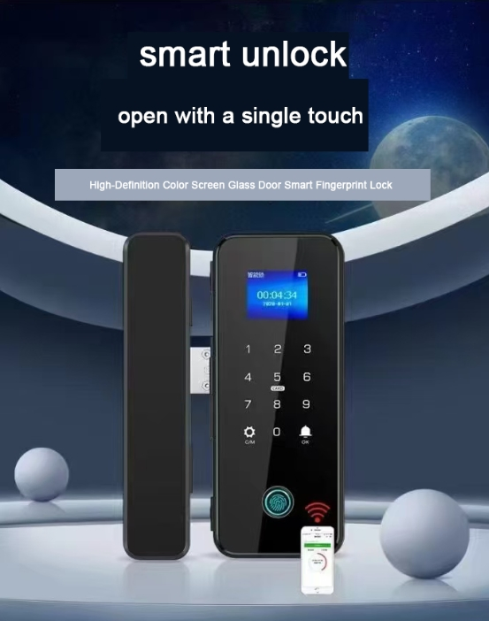 Smart Fingerprint Lock for Glass Door