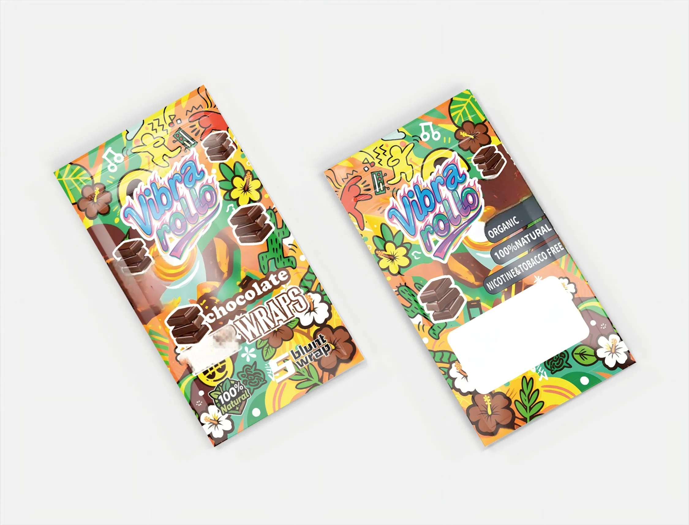 Smoking Paper Chocolate Flavor Rolling Cigarette King Size Blunt Flat