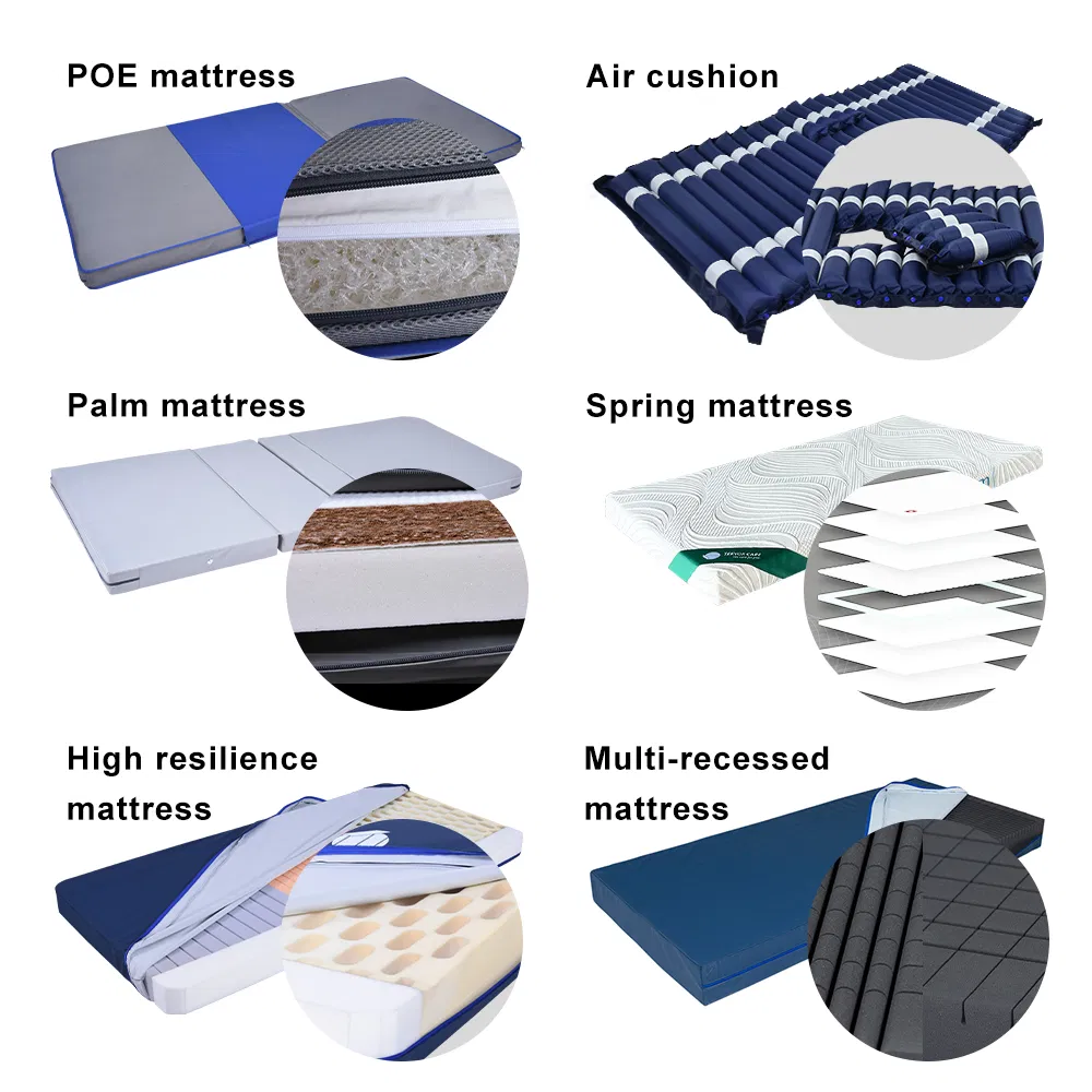 Hospital Bed Mattress with Medical Waterproof Cover for Patient Care