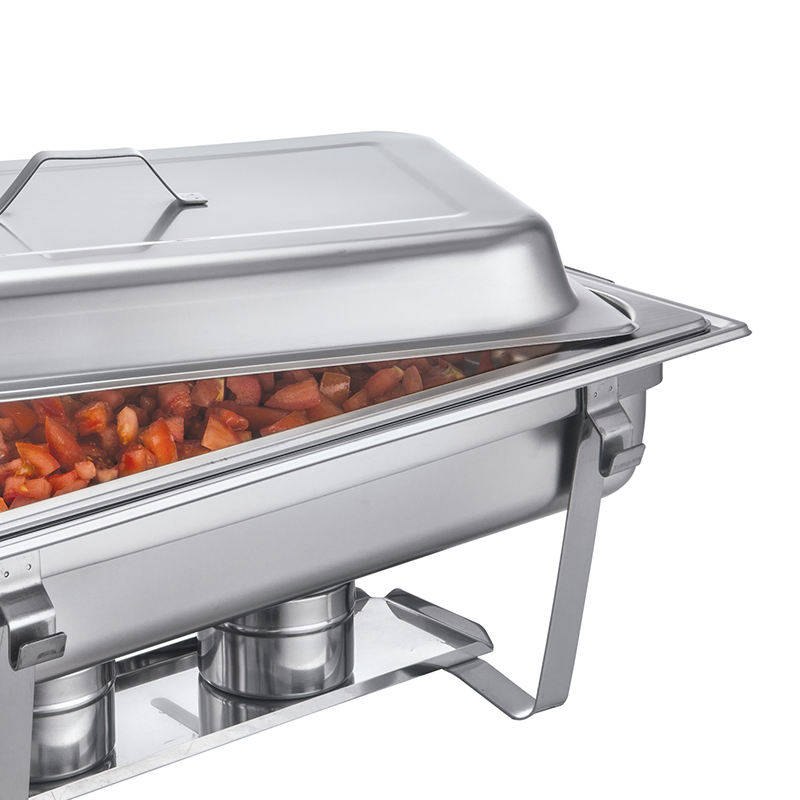 Hotel Restaurant Supplies Chaffing Dish Buffet Catering Stainless Steel Food Warmer Set Economic Chafing Dish with Fix Frame